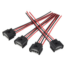 4 Stuks Bobine Vrouwelijke Connector Plug Harnas Pigtail 2AZFE1ZZFE voor HS250H  Camry  RAV4