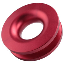 Anillo de RecuperacióN de Aluminio Anillo de Arranque 41000Lb para Cuerda SintéTica de Cabrestante de 3/8 1/2 Pulgadas RED