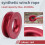 ANEL de RECUPERAÇÃO de ALUMÍNIO SNATCH-RING 41000Lb para Cabo de Guincho SintéTico de 3/8 1/2 Polegadas VERMELHO 5
