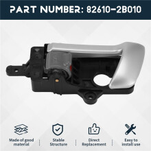 Front or Rear Left Side Interior Inner Door Handle for 2007-2012 Santa Fe with Gray Knob 82610-2B010