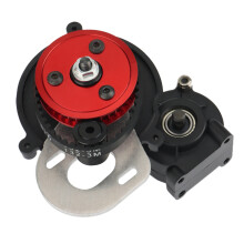 Riemen Antrieb Getriebe Getriebe Box mit 3,2 Mm Motor Getriebe für Axial SCX10 SCX10 II 90046 90047 1/10 RC Raupen Auto