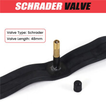 2Pack 700X35-43C Bike Inner Tube with 2 Rim Strip Schrader Valve Rubber Bike Tire Tube for 700C Road Bike