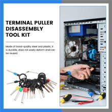 82 STÜCKE Terminal Extraktor Entfernung Werkzeug Kit Depinning SchlüSsel Werkzeug Set für Kfz Haushalt GeräTe, Draht Verbinder Werkzeug mit Tasche