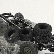 4 STÜCK 48Mm 1.0 Weich Gummi Rad Reifen Reifen für 1/24 RC Crawler Auto Axial SCX24 90081 AXI00002 Upgrade Teile