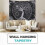 Tree  Moon and Sun Black Wall Hanging  Psychedelic Mandala Starry Sky  Hippie 4