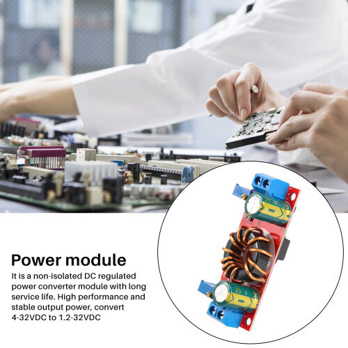 - Step-Down Converter Power Module CC CV 4-32V to 1.2-32V 10A Step-Down Module Power Supply 2