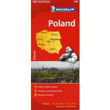 Poland Michelin National Map 720 by Michelin Other Book