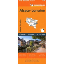 Alsace Lorraine Michelin Regional Map 516 by Michelin Other Book