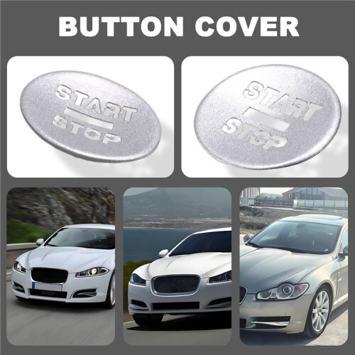 Car Engine Start Stop  Button Cover Stickers Interior for  XF 2008-2015 2
