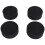 4 PeçAs Pneu de 2,2 Polegadas Espuma de Esponja Macia Ajuste 1/10 RC Esteira 125-130 Mm Diâmetro 2,2 Polegadas Pneus 2