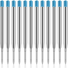 Recargas de BolíGrafo Reemplazables de 50 Piezas Recarga de Metal Recargas de Pluma de Escritura Suave Recargas de Tinta de Gel de Repuesto de 1,0Mm