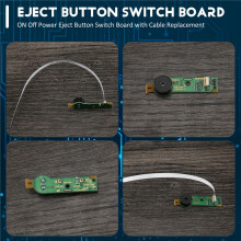 Carte de Commutateur de Bouton D'éJection Marche-ArrêT avec Remplacement de Câble pour PS4 Slim CUH-21A & CUH-21B CUH-2115 TSW-003/002/004