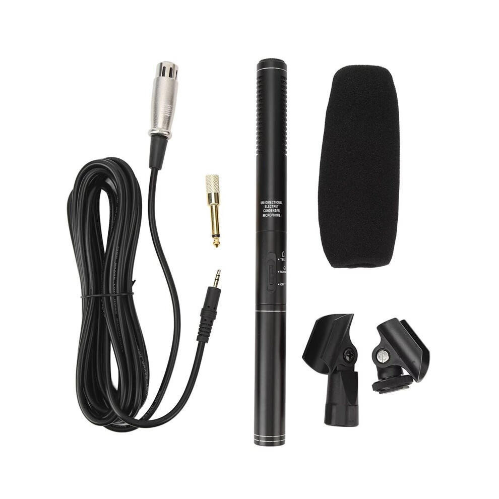 Xlr Condenser Microphone Professional Cardioid Condenser Mic Television News Reporter Interview Microphone 6031068270627