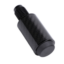 Carbon Fiber Pool Cue Verlängerung 2 Zoll Billardkegel Extender mit Stoßschutz