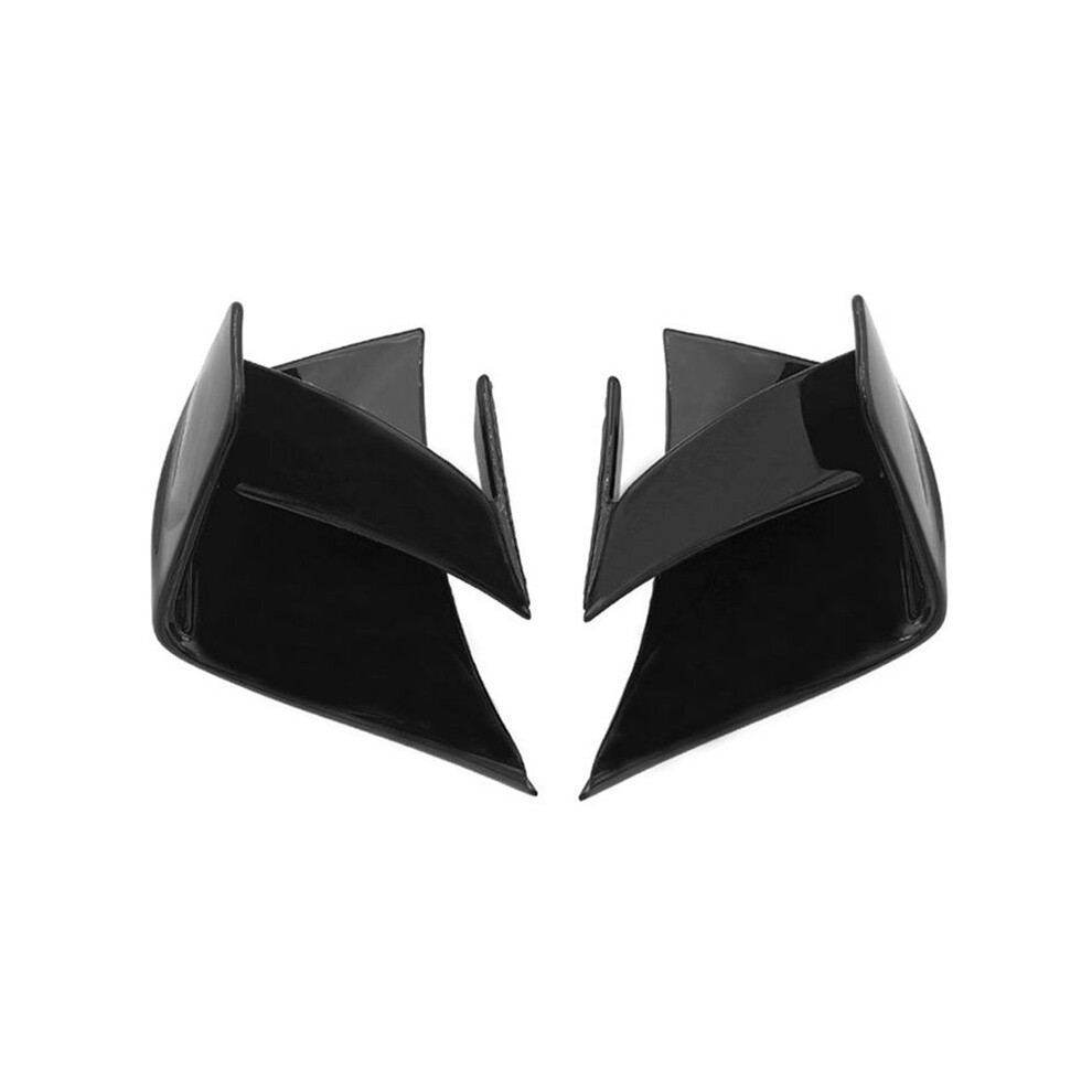 Motorcycle Fixed Wind Wing Wing Aerodynamic Fairing For Gsx-R1000r Gsxr1000 2017-2023 Bright Black 4711809351151