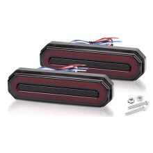 Luces LED de 5 Pulgadas para Remolque de Camión, Luces de Freno, Luces de y de Freno, Luces de Señal Secuencial DRL Fluidas, Luces Traseras para