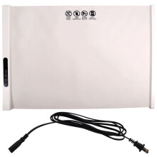 Heating Tray Home Silicone Warming Plate Foldable Food Table Heat Insulation Plate with 3 Adjustable Temperature (US), C