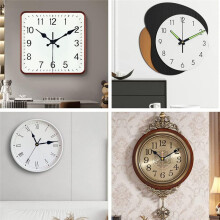 3Pcs Clock Mechanism Kit with 6 Different Clock Hand DIY Wall Clock Repair Replacement Motor Parts Silent Clock