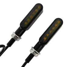 2 Szt. Motocyklowe Dynamiczne Kierunkowskazy 6LED Motocyklowe Kierunkowskazy Kierunkowskazy do Motocykli SkuteróW Akcesoria Motocyklowe