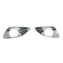 2 StüCke / Set Auto Nebel Scheinwerfer Lampen Abdeckung Stick ABS Chrom Rahmen Verkleidung Kit für Vios 2008 - 2011 Auto Dekorationen