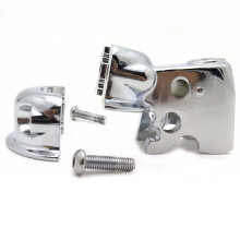 Motorcycle Clutch Lever Mount Bracket Perch Fit for Sportster Super Glide Bob(Silver)