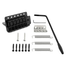Puente de TréMolo de Guitarra EléCtrica de 6 Cuerdas con Barra Whammy para Guitarra Estilo Strat Squier Negro