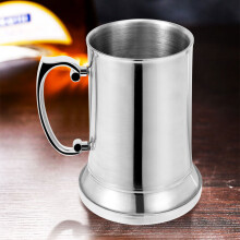 Caneca de Cerveja de AçO InoxidáVel de Parede Dupla Caneca de Café Canecas de Leite para Café da Manhã com Punho Copo de Café 560Ml