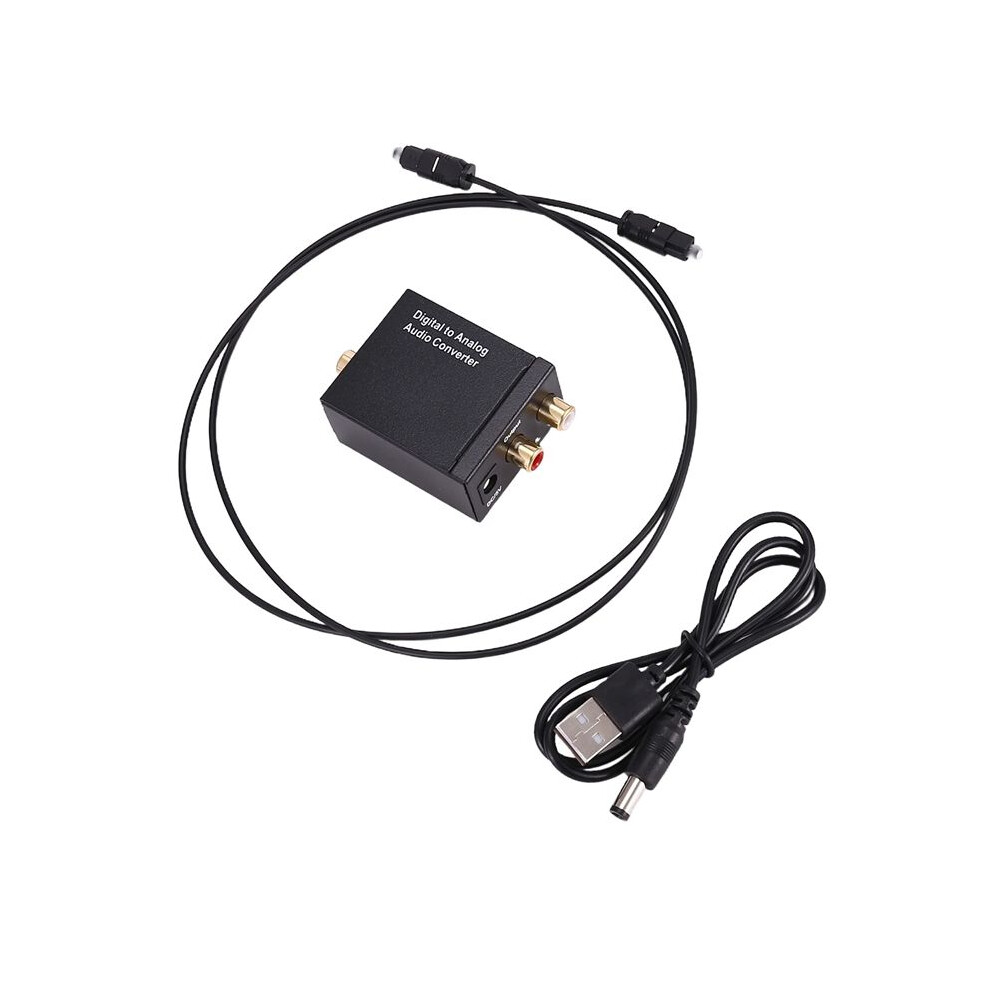 Digital To Analog Audio Converter Optical Fiber Toslink Coaxial Signal To Rca R/L Audio Decoder Spdif Atv Dac Amplifier 6032387015210
