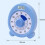 Rechargeable Visual Timer with Clock and Night Light,60 Minute Countdown Timer for Kids Adults with Low Battery Reminder 7