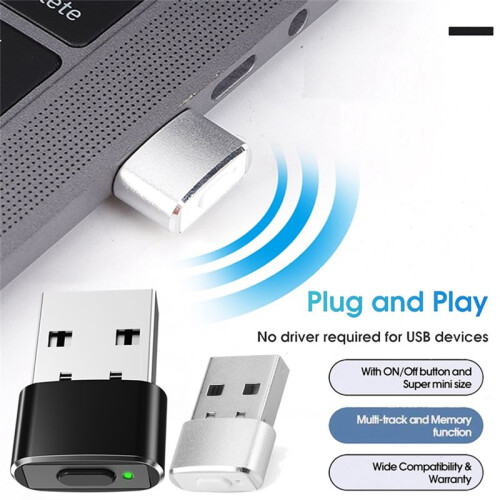 Mouse Jiggler /Off Button USB Mouse Movement Simulator for Office Automatic Undetectable Mouse Jiggler Black 2