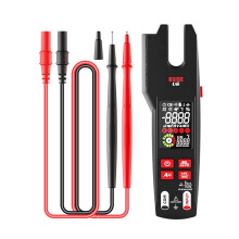 BSIDE Pince MultimèTre Rechargeable Fourche 600 une Pince AmpèReméTrique True RMS  AC Courant Testeur éLectrique à Mâchoire Ouverte Auto