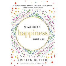 3 Minute Happiness Journal by Kristen Butler Paperback Book