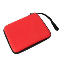 2DS-Reisetasche mit 8 Spielkartenschlitzen robuste Hartschale staub- und stoßfest rot