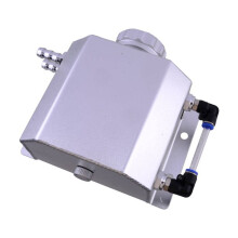Universal 1L Car Aluminum Square Radiator Coolant Overflow Expansion Bottle Recovery Water Tank Reservoir