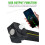 Gym Lamp for Posing, Magnetic Work Light Rechargeable, 180 Rotate Foldable with Hang Hook Camping Lamp LED Flashlight 7