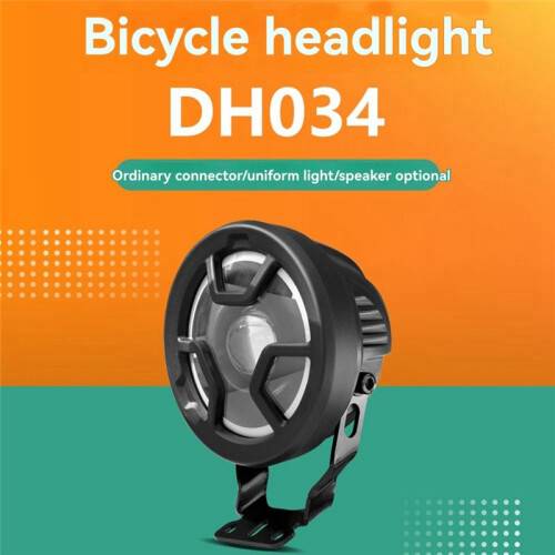 Electric Bicycle Lights Bright Headlight Front Light SM Plug Cycling Accessories 2
