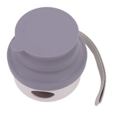 Bol Verse à Bolsa en Silicone Portable pour Animaux 150ml, Bol d'eau de Voyage Pliant, Violet