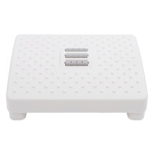 Fußhocker 39,5  28 cm Weiß rutschfeste Massage-Rolle