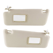 1Pair Car Sun Visors 74320-35A91-B1 74310-35B01-B1 for 4RUNNER 2010-2023 Sunvisor Shades with Vanity Mirror Beige