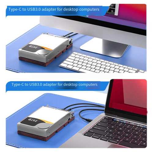 Atualize o Gabinete de Disco SSD SAS/ de 2,5/3,5 Polegadas para Gabinete de Disco Rígido SAS   para Estação de Encaixe de HDD USB 3.0 UE 1