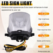 Motorcycle Taillight Rear Brake Turn Signal Integrated Tail Light for GSXR1000 GSXR1000R 2017-2024 Transparent