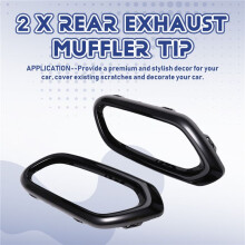 2548858300 2548858400 for GLC 2023-2025 Car Rear Exhaust Muffler Tip Tail Pipe Black