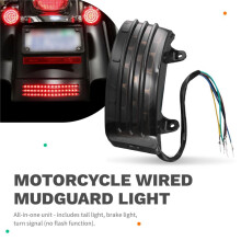 Motorcycle Wired Tip Light LED Rear Tail Brake Light for Touring Series 2008-2013 Street Glide Road Glide