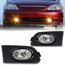 Front Bumper Fog Lights Assembly for 2001 2002 Fog Lights with Wiring Kit Accessories