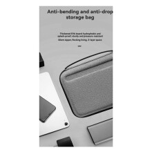 Tablet Bag EVA Bag for 9-13In Tablet Sleeve Case for Air 11 10.9In Pro 11 M4 Pro 13 Inner Bag A 12.9-13In
