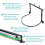 For Harmonica Holder Harmonica Stand 10 Hole 24 Hole Blues Harmonica Stand Adjustable Harmonica Stand Black 3