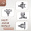50850-TS6-H81 Car Engine Mount Trans Mount for   FB1-FB8 2012-2015 50850TS6H81 4