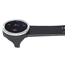 7-Key Car Wireless Steering Wheel Remote Control Button with Backlight Car Radio DVD for Android GPS Accessories Silver
