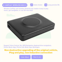 USB Adapter Wireless Android Auto CarPlay 2-in-1 Box for Model 3 X Y S 2.4G&5Ghz WiFi Auto Connect