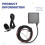 AUX USB TF Interface  Music Adapter for  307 407  RD4 Car MP3 Player  Handsfree 7